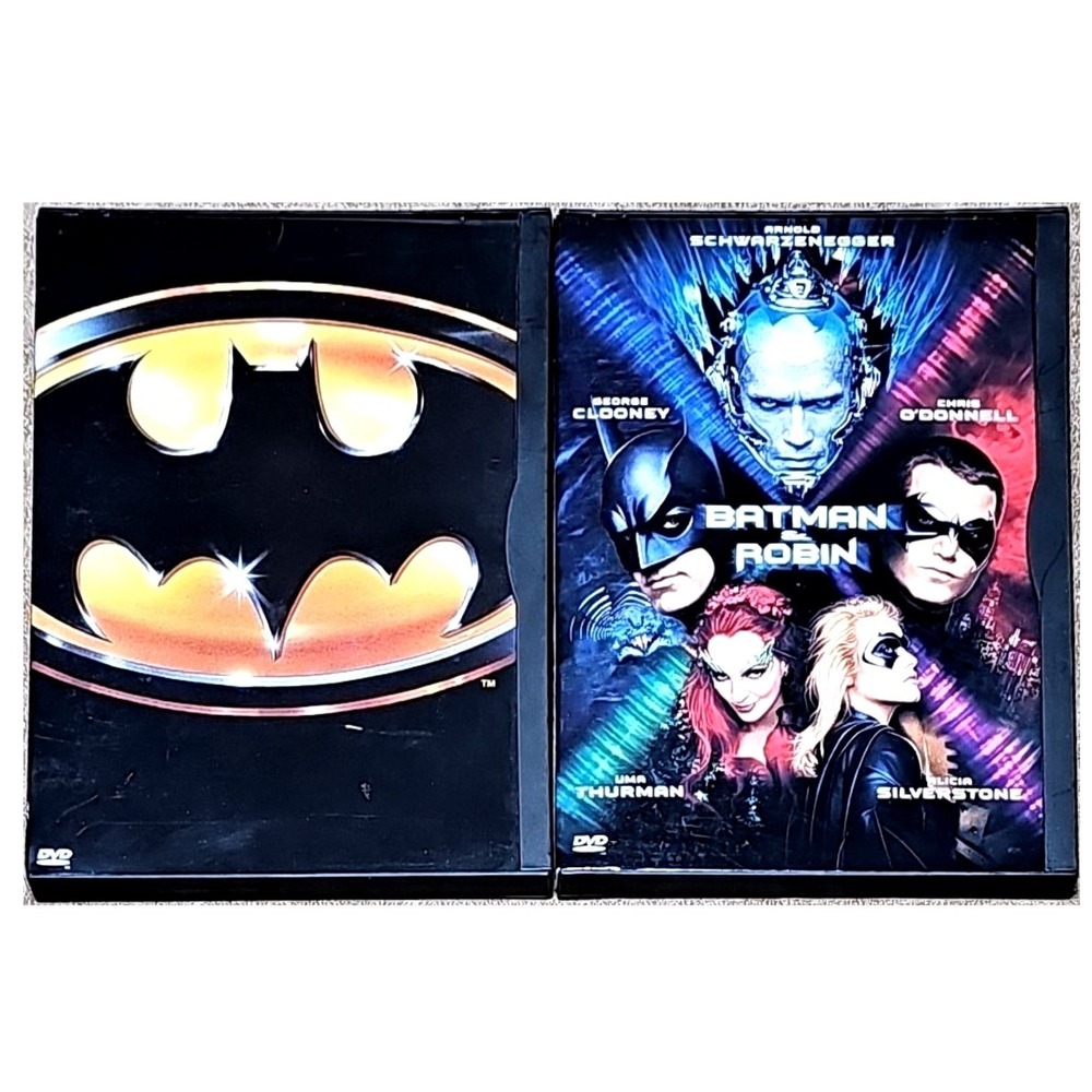 Batman & & Robin DVD Warner Bros Movie Lot DC Comics Action Film EUC 85391200022